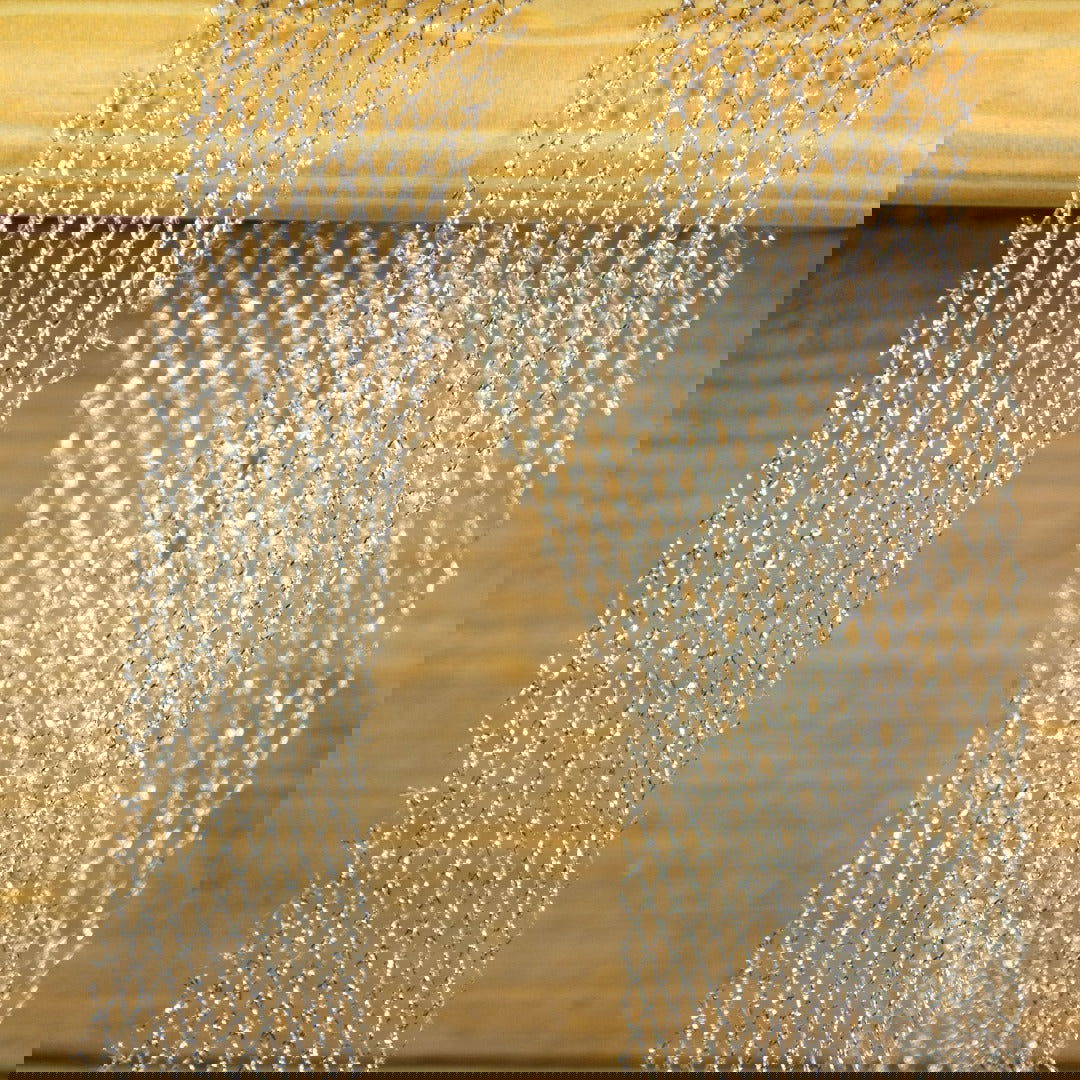 Shiny Mesh Zilver - Kadopapier.net