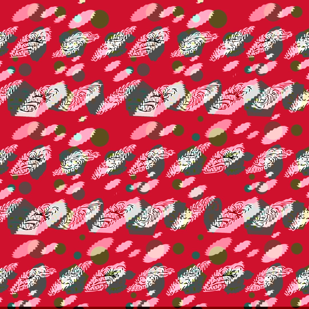 Sint wie kent m niet Inpakpapier Rood - Kadopapier.net