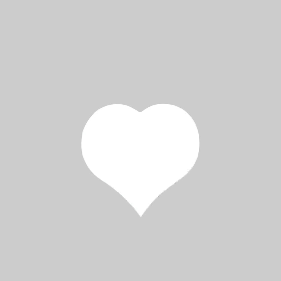 Sluitsticker Hart Wit - Kadopapier.net