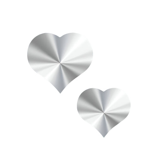Sluitsticker Hart Zilver - Kadopapier.net