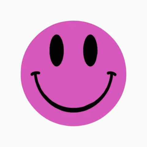 Wish label Smiley -Sticker-Label-