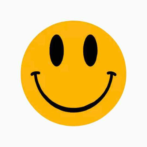 Wish label Smiley -Sticker-Label-