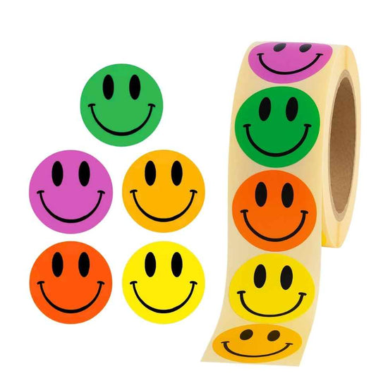 Wish label Smiley -Sticker-Label-