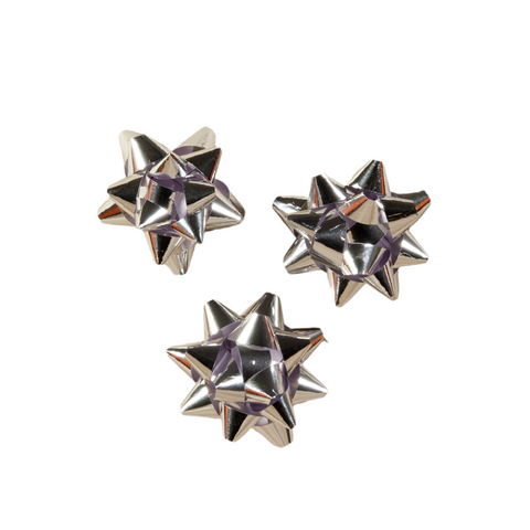 Starbow Metallic Silver 38mm - 100 pieces
