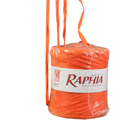 Synthetic Raffia Orange > 200mtr. | 1 Piece
