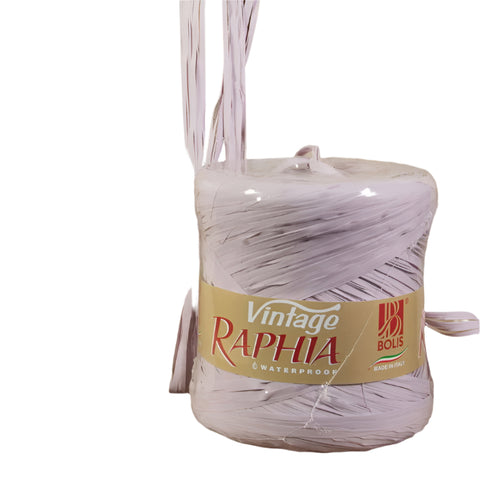 Synthetische raffia Vintage roze - Kadopapier.net