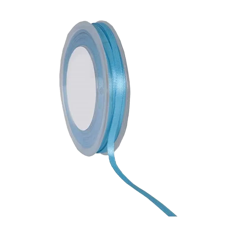 Turquoise Satijnlint 3-38mm / 25-50m - Kadopapier.net