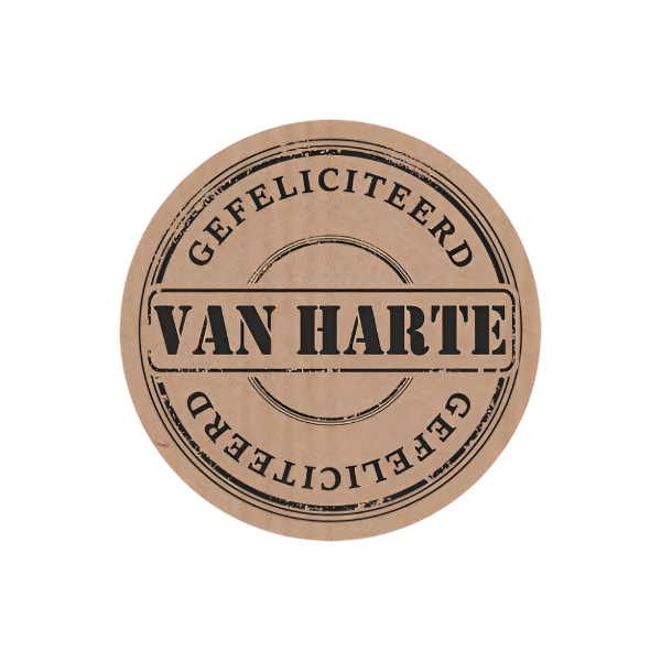 Van Harte rond kraft - Kadopapier.net