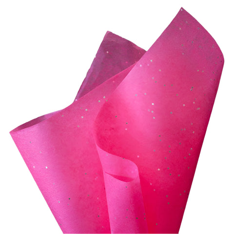 Vloeipapier Gemstones Fuchsia - Kadopapier.net