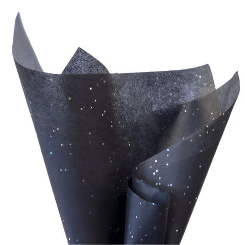 Vloeipapier Gemstones Zwart - Kadopapier.net