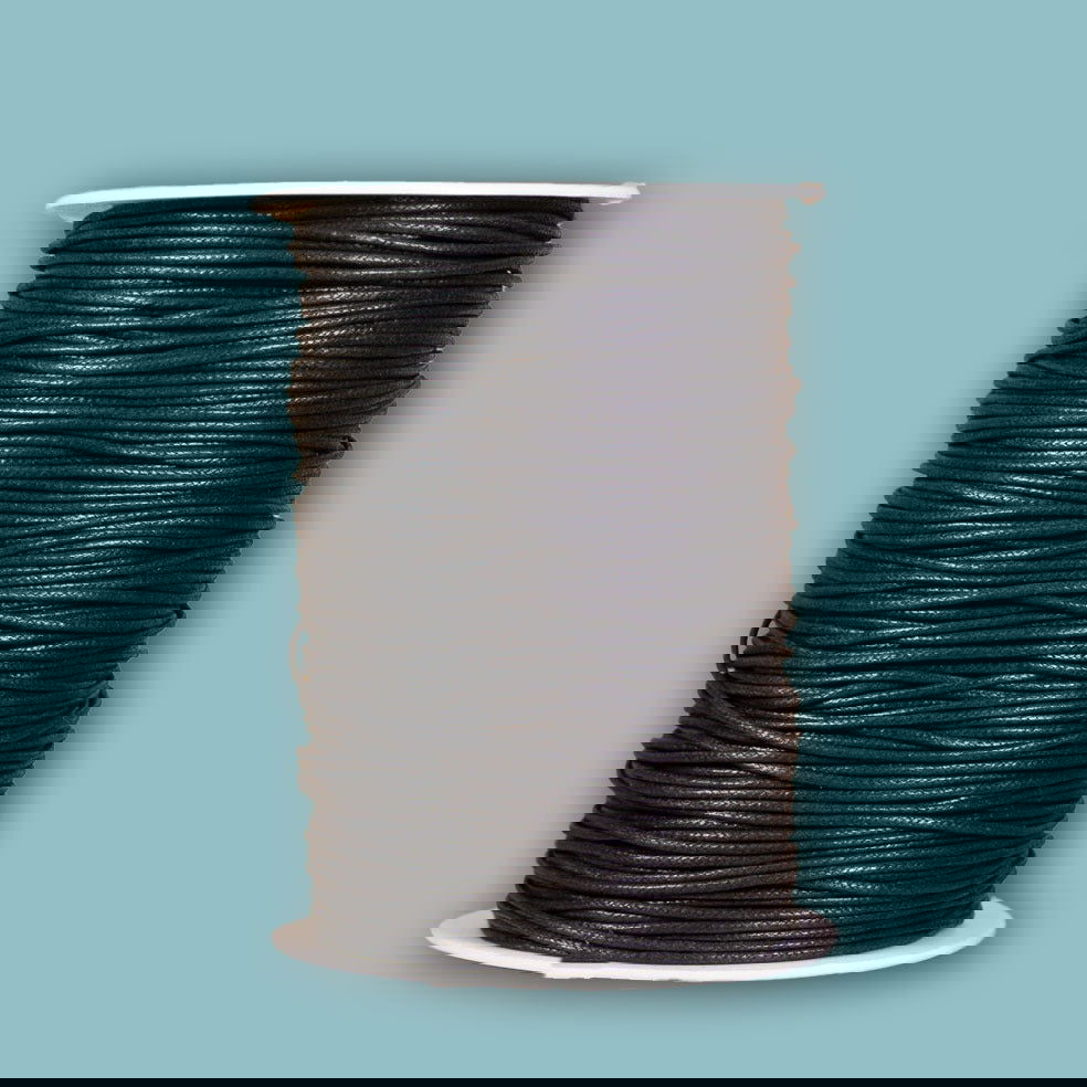 Waxdraad Zwart - Kadopapier.net