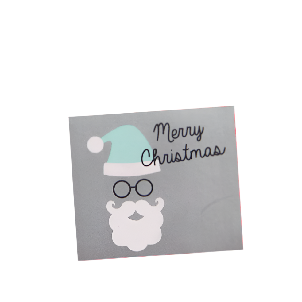 Wensetiket Kerstman - Kadopapier.net