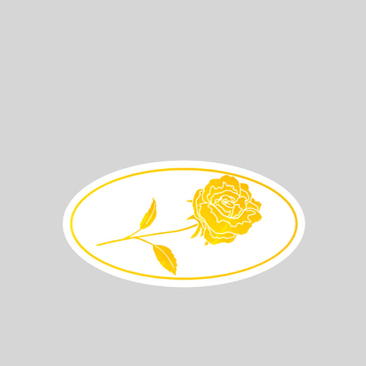 Wensetiket Roos Wit - Kadopapier.net