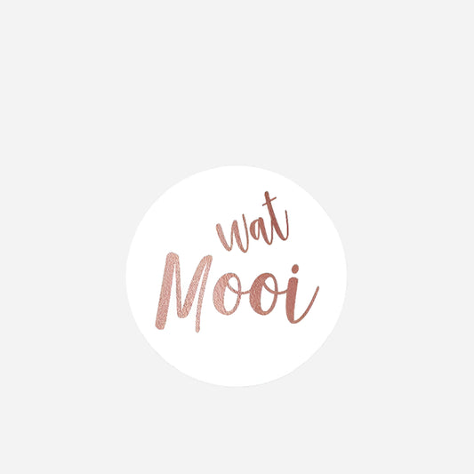 Wensetiket Wat Mooi wit - Kadopapier.net