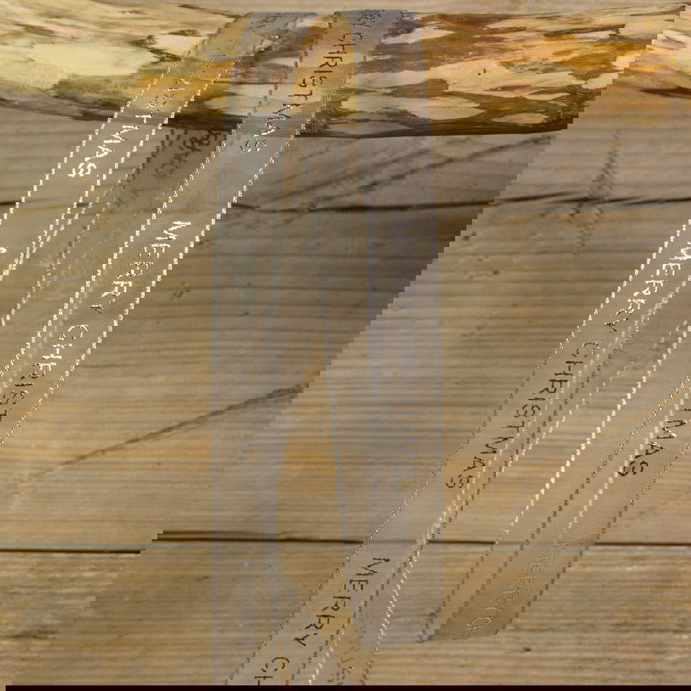 Wired Kerst Organzalint Zilver - Kadopapier.net