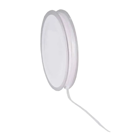 Wit Organza lint - Kadopapier.net