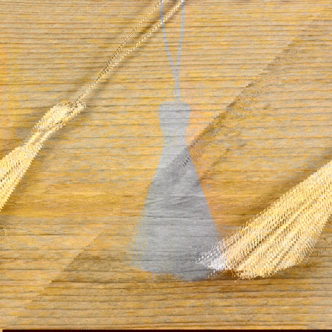 Zilveren Tassel - Kadopapier.net