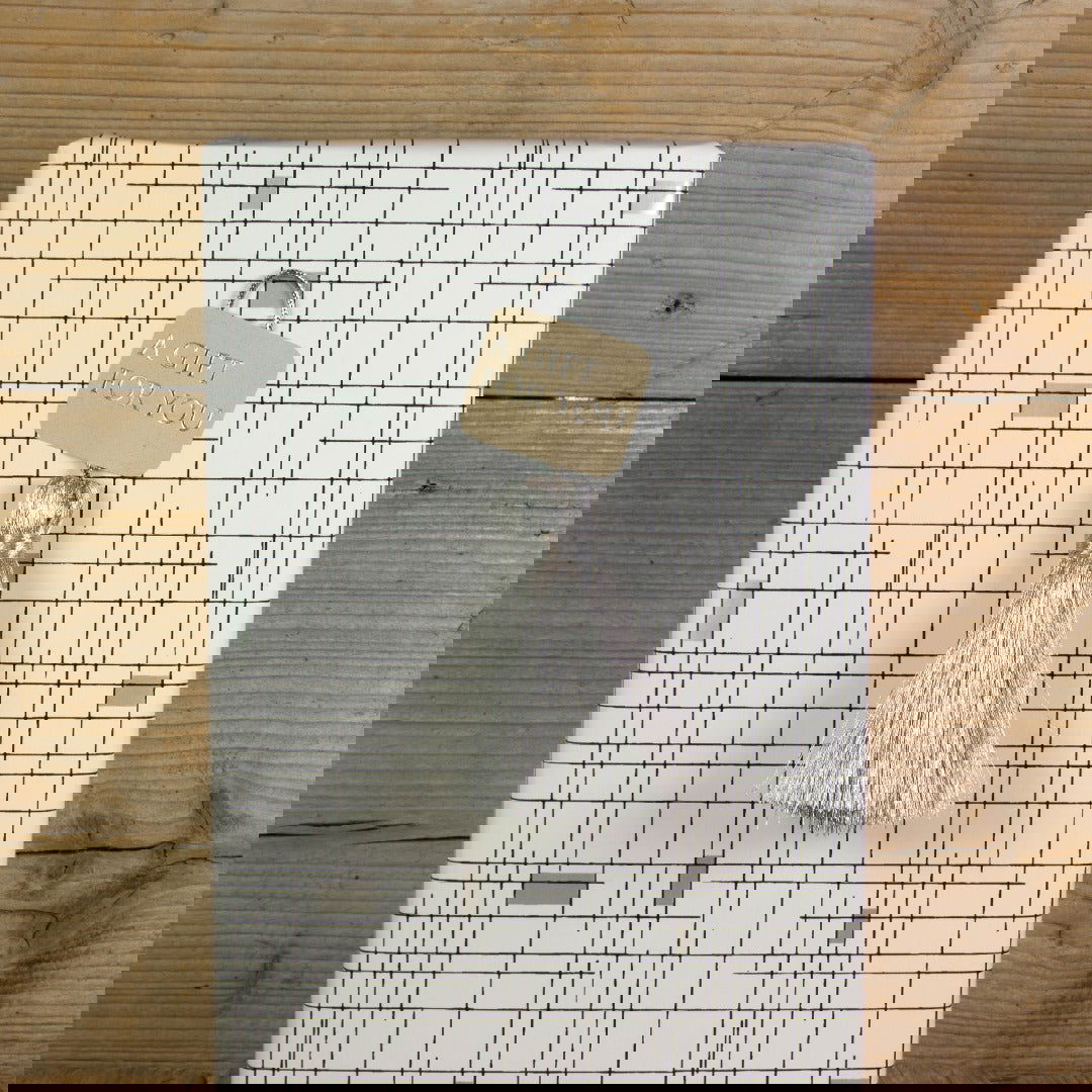 Zilveren Tassel - Kadopapier.net