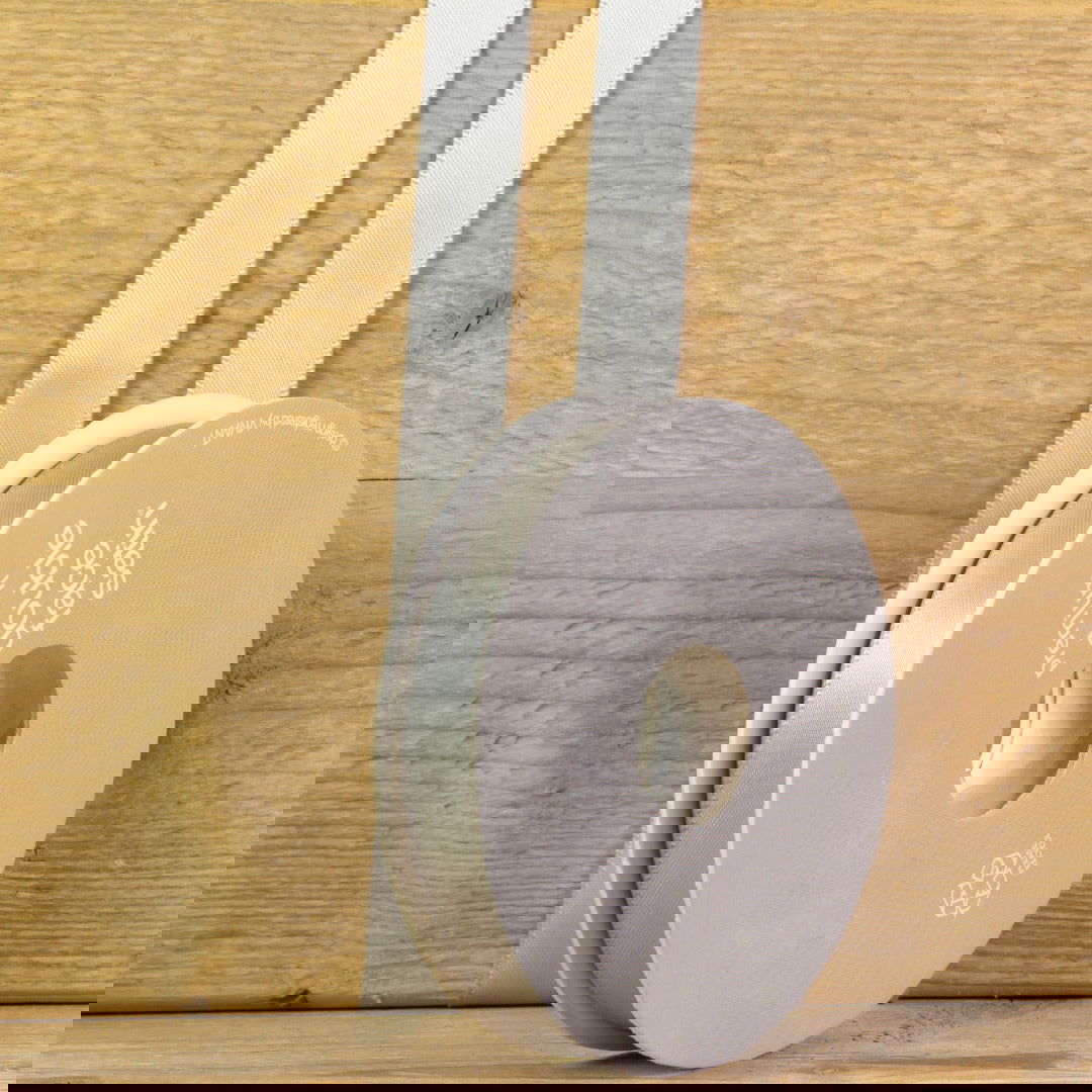 Zilvergrijs Satijnlint - Kadopapier.net