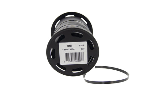 Zwart Krullint - 5mm/500m & 10mm/250m per rol - Kadopapier.net