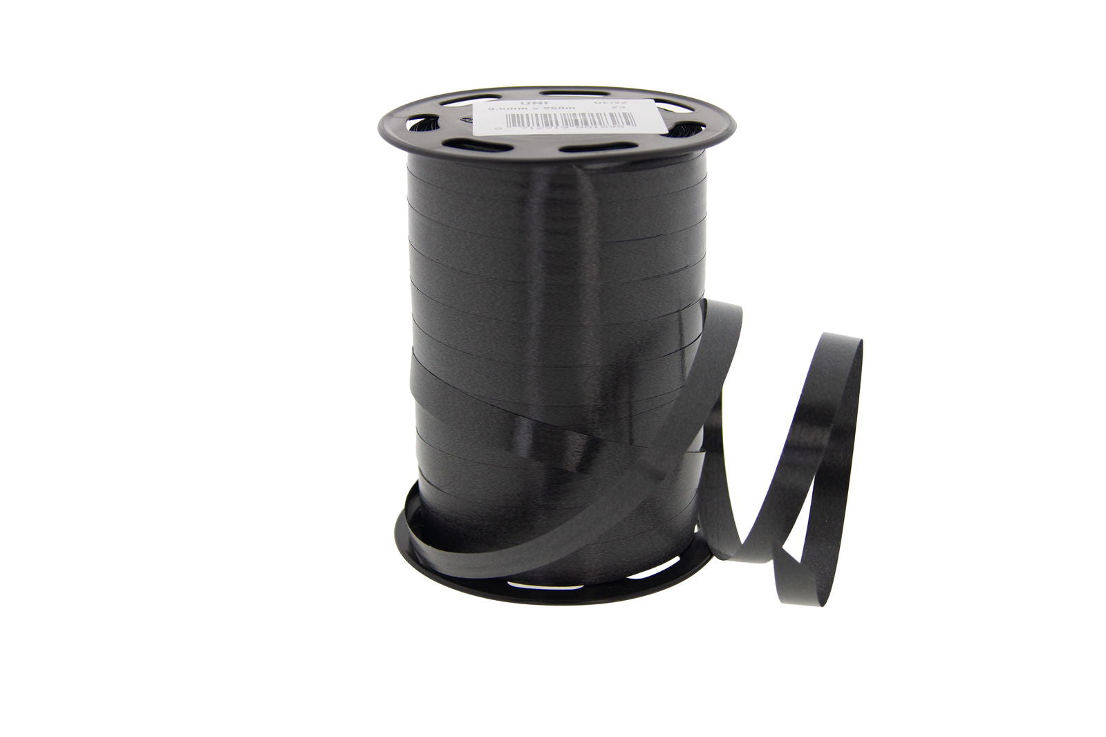 Zwart Krullint - 5mm/500m & 10mm/250m per rol - Kadopapier.net