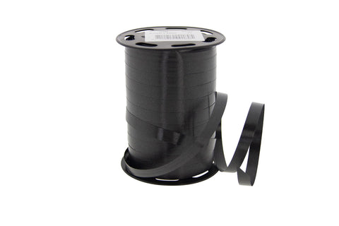 Zwart Krullint - 5mm/500m & 10mm/250m per rol - Kadopapier.net