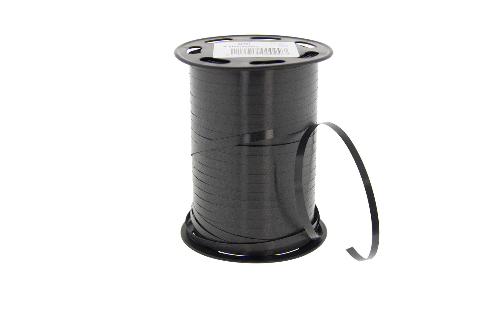 Zwart Krullint - 5mm/500m & 10mm/250m per rol - Kadopapier.net