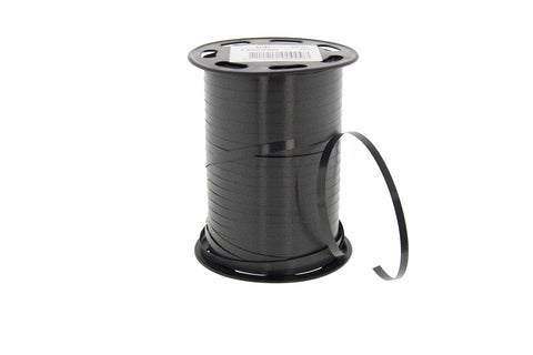 Zwart Krullint - 5mm/500m & 10mm/250m per rol - Kadopapier.net