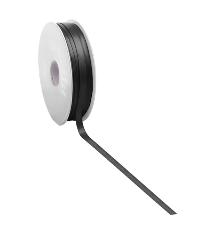 Zwart Satijnlint - 3, 6mm / 50m & 10, 15, 25, 38mm / 25m - Kadopapier.net