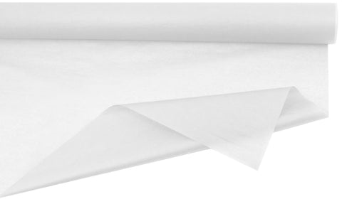 Wit vloeipapier op rol 75 cm x 50 m - Kadopapier.net